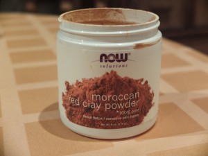 Красная марокканская глина ионофорез